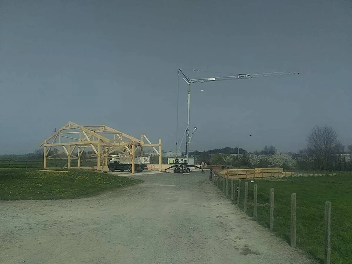 Chantier KUBETOIT : Bâtiment agricole - Lentilly
