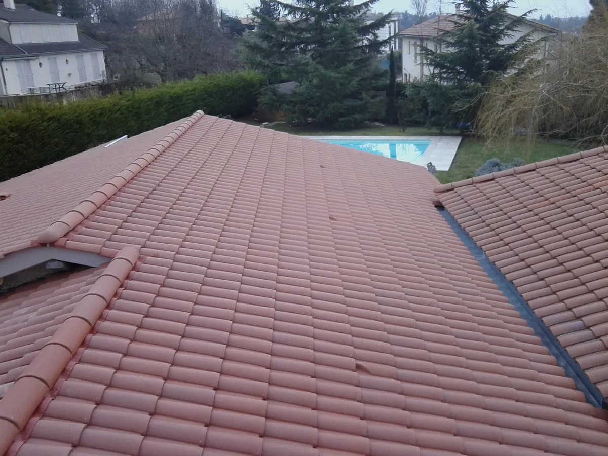 Chantier KUBETOIT : Couverture tuile terre cuite - Dardilly