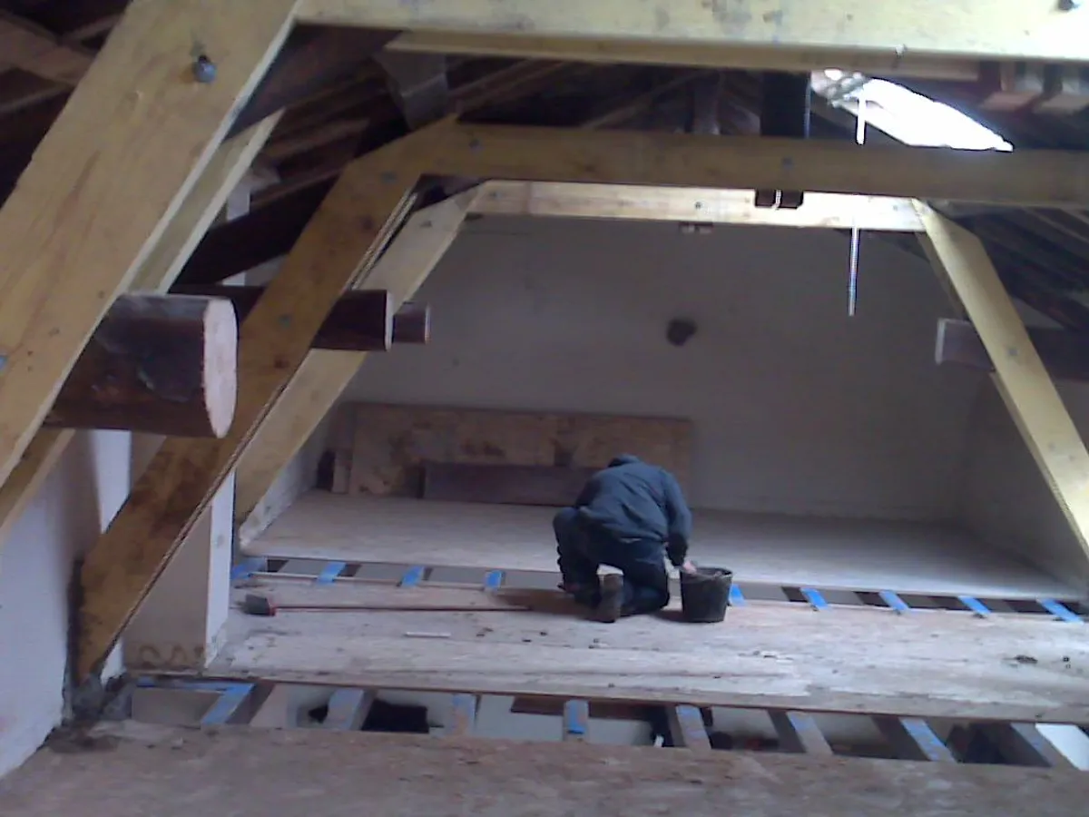 Chantier KUBETOIT : Modification de charpente - Régnié-Durette